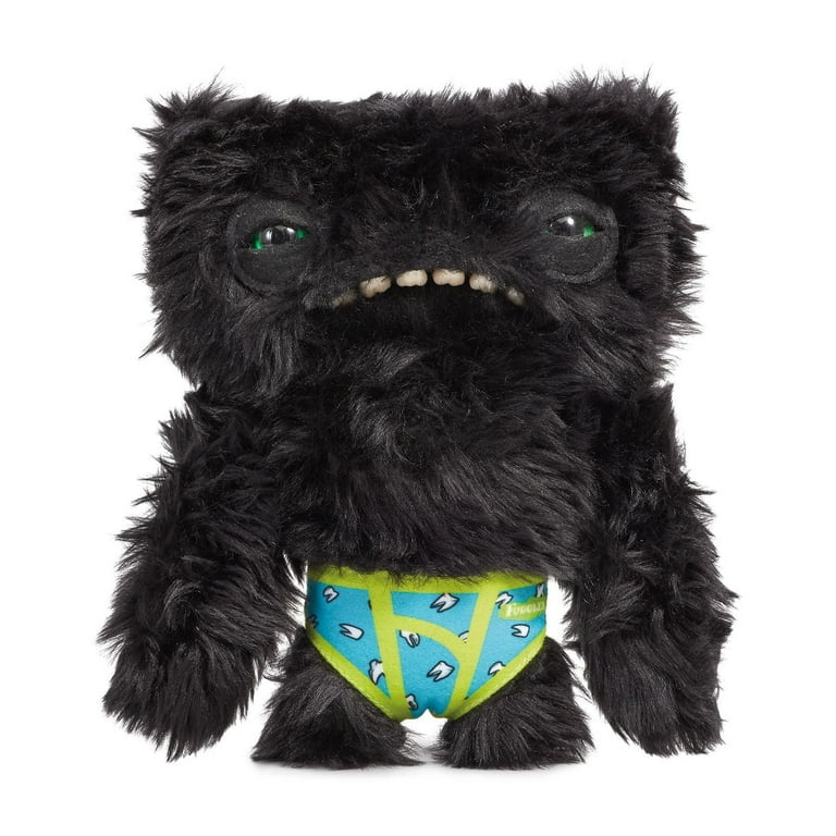 Budgie Fug Bear Wide Eyed Weirdo - Black Peluş Oyuncak