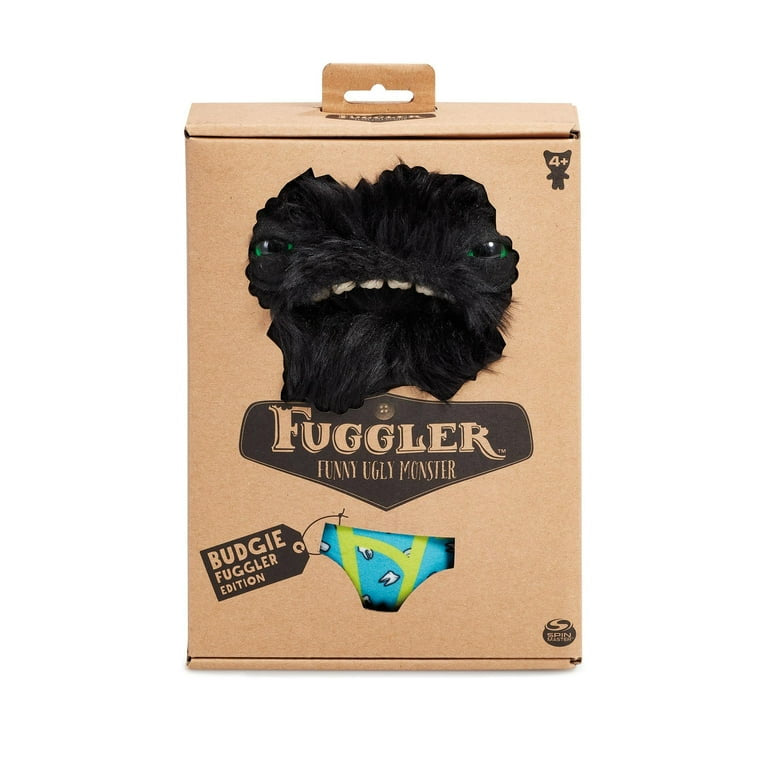 Budgie Fug Bear Wide Eyed Weirdo - Black Peluş Oyuncak