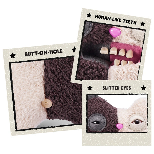 Fug Bear  Misfit Monsters by Plush Rabid Tooth Peluş Oyunca