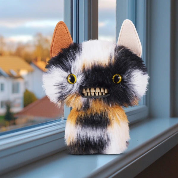 Fug Bear Butt Ugly Pets 22cm Series 1 Cheezee Calico Cat by Peluş Oyuncak